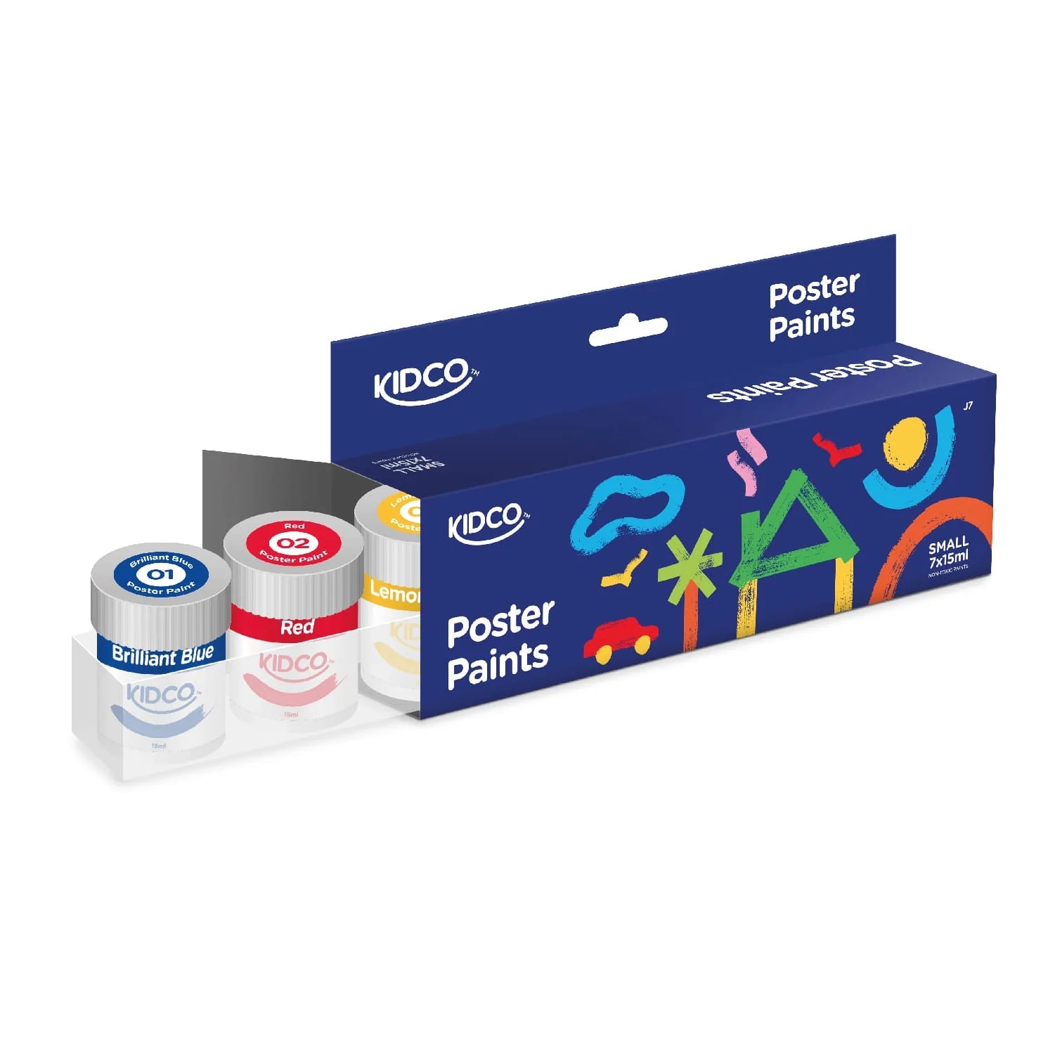 Poster Colour Mix Set 7x15ml J7 -Kidco