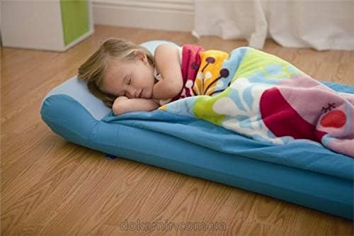 INTEX Airbed (25" x 60" x 8") Cot Size Hula Elly Kidz Travel Bed With Pump