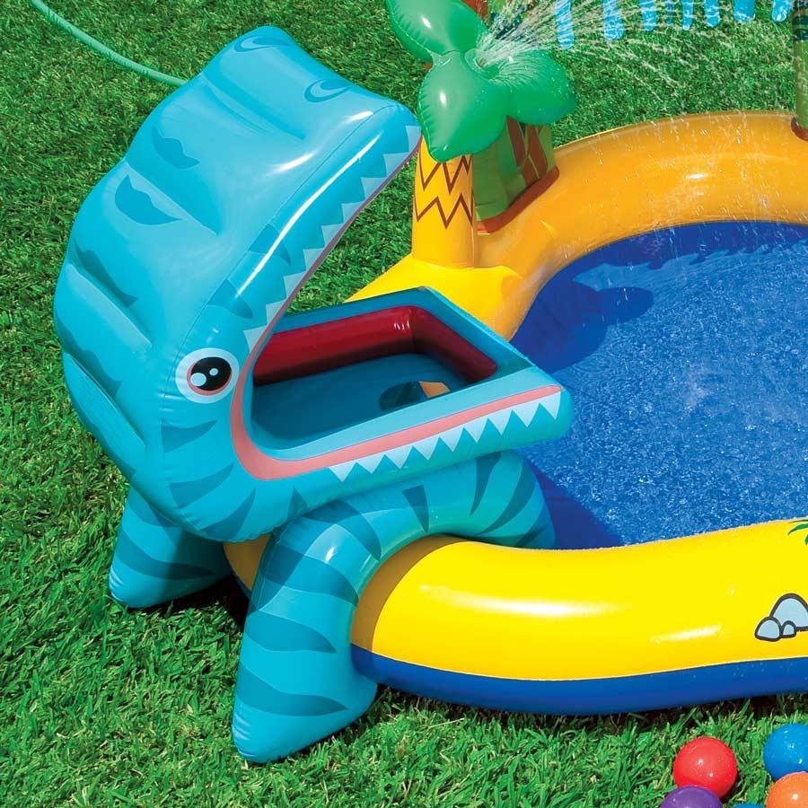 INTEX Dinosaur Play Center Swim Pool 8X6X3.5