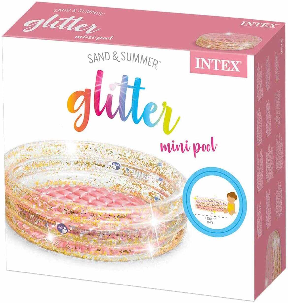 INTEX Glitter Mini Pool (86 X 86 X 25)