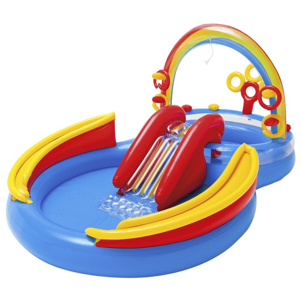 INTEX Rainbow Ring Play Center Swimming Pool 117X76X53IN