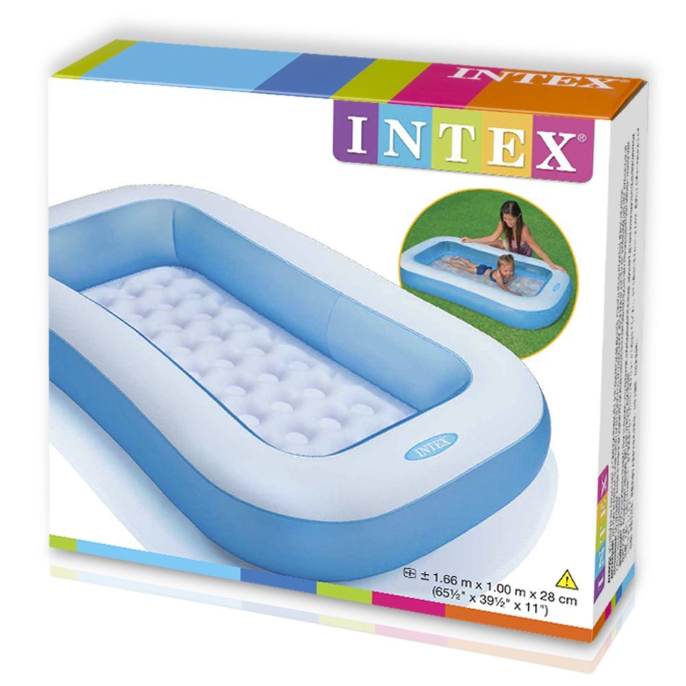 INTEX Rectangular Baby Pool ( 65" L x 39" W x 11" H )