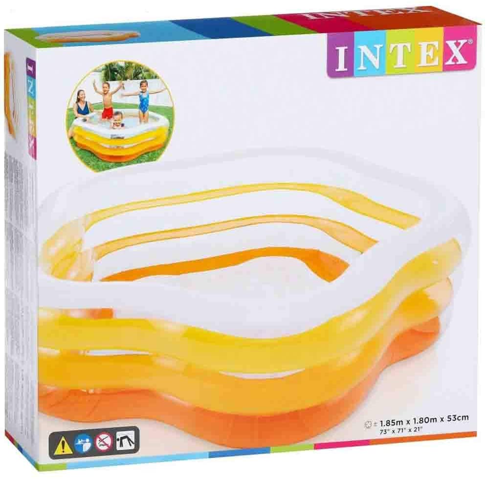 INTEX Summer Pentagonal Pool ( 73" L x 71" W x 21" H )