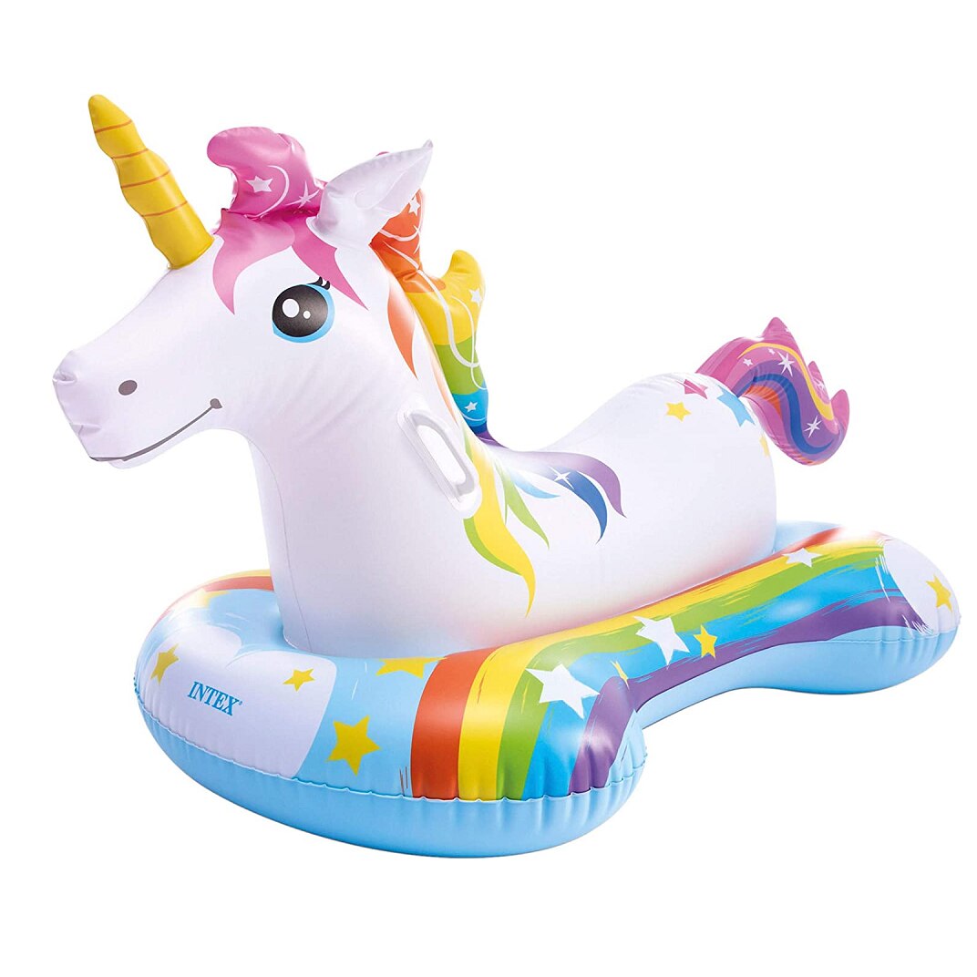 Intex Magical Unicorn Ride-On Inflatable Pool Float ( 64in x 34in )