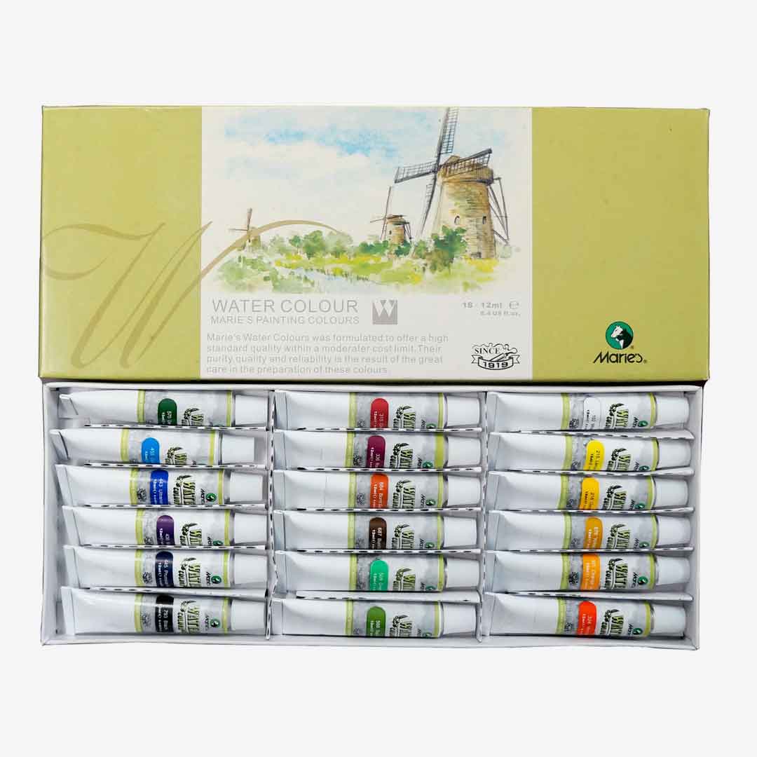 Marie’s Watercolor Painting Tube Set 18 Color