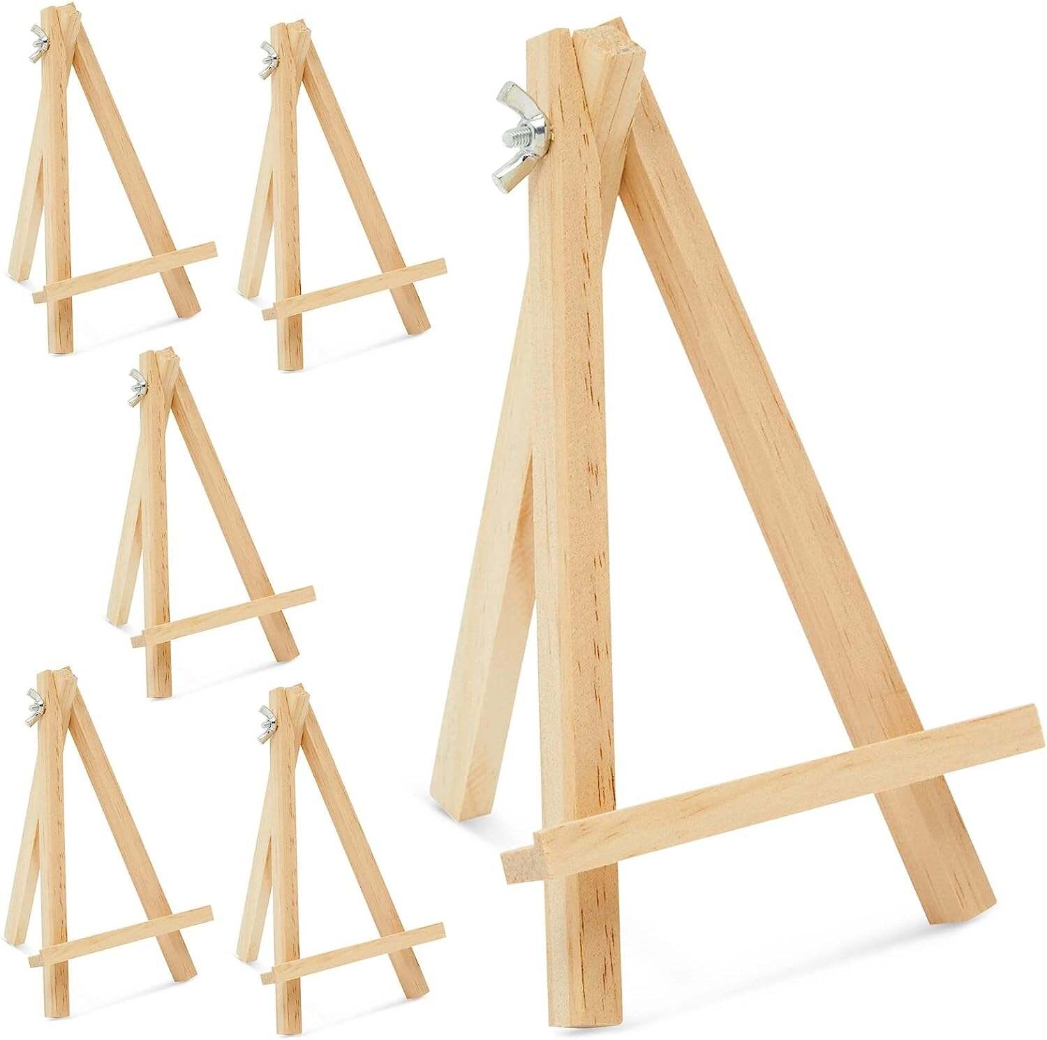 Mini Wooden Easel for Canvas