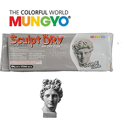 Mungyo Sculpt Air Dry Clay 500gm Stone