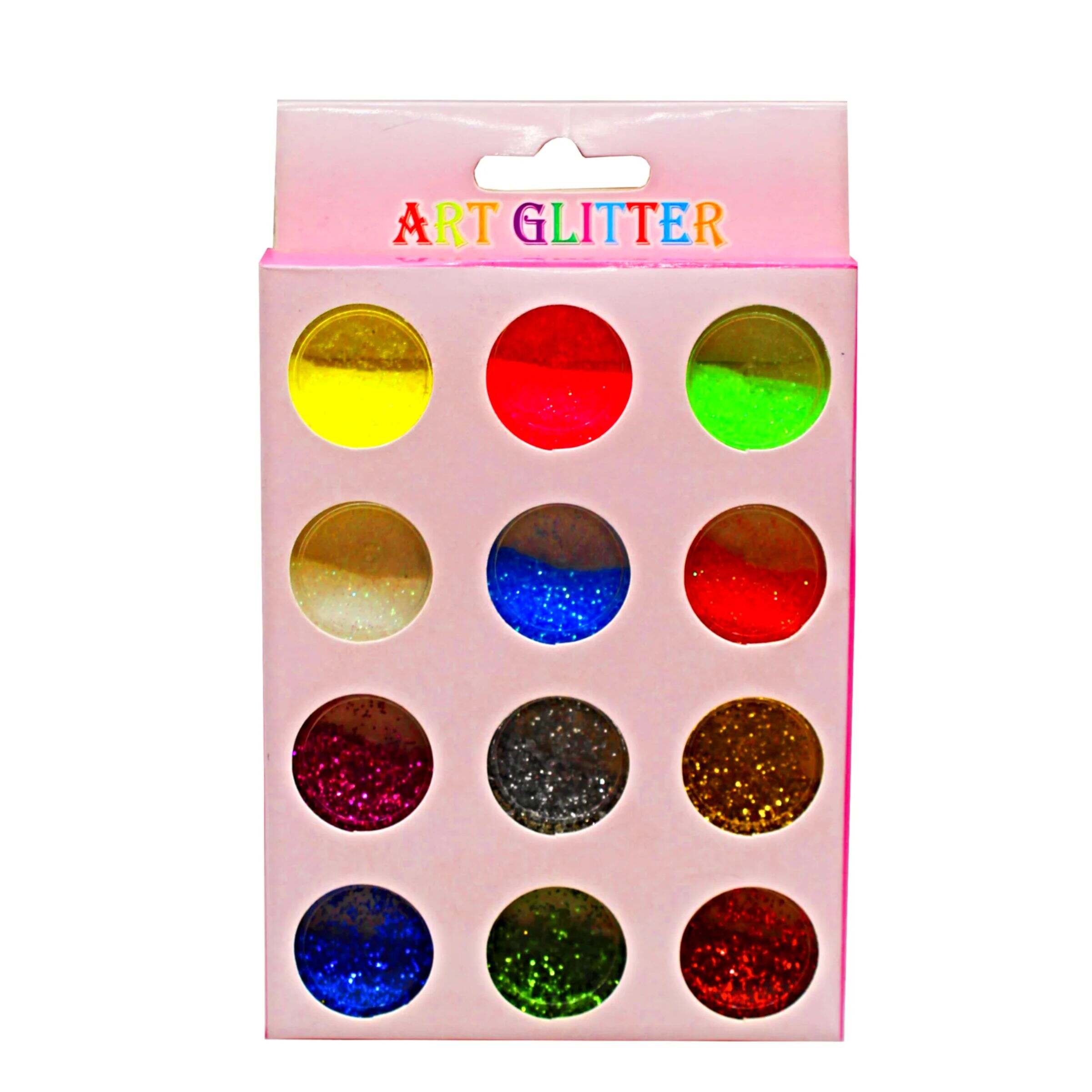 Multicolor Art Glitter Set 12pcs