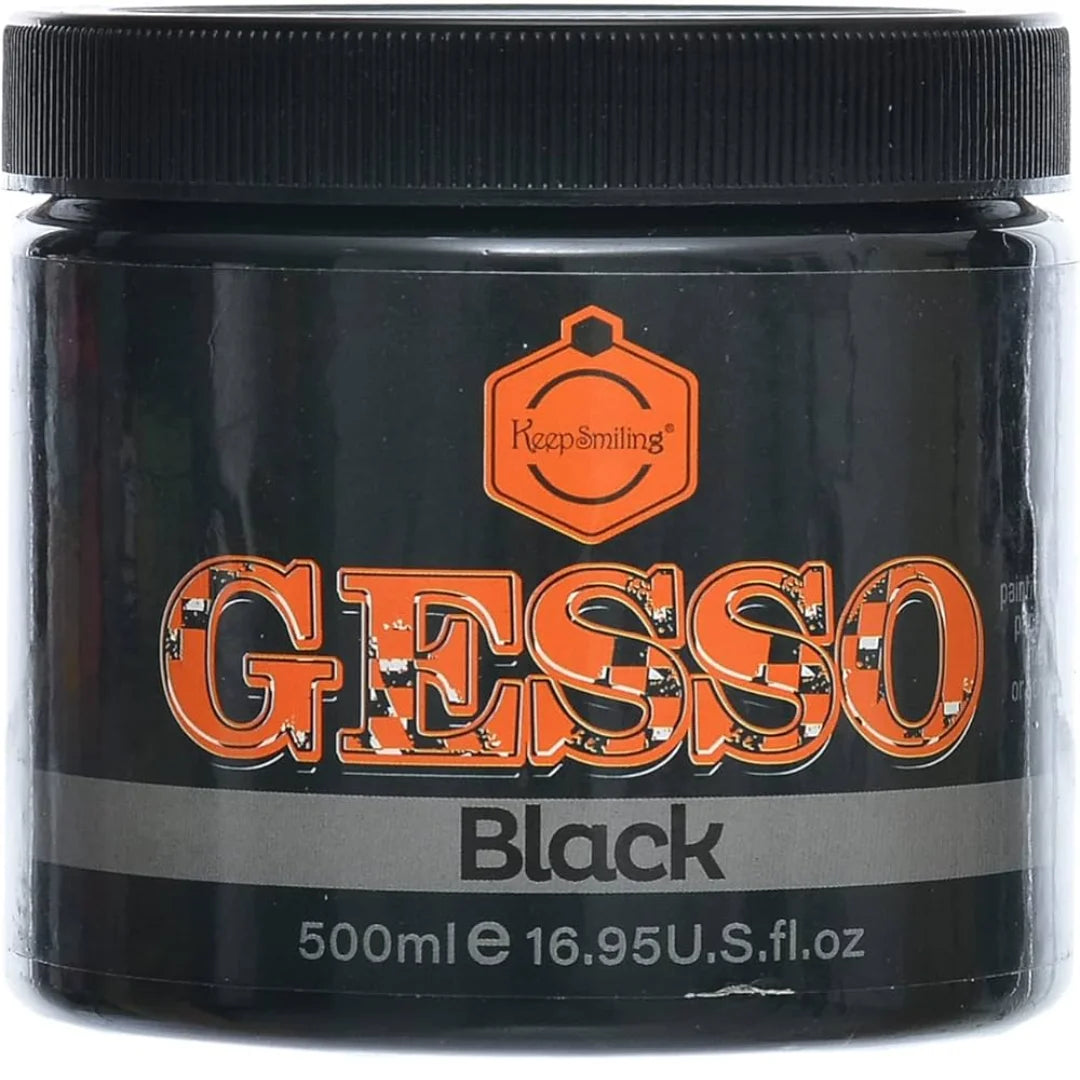 Gesso Black 500ml (GE-500B) - Keep Smiling