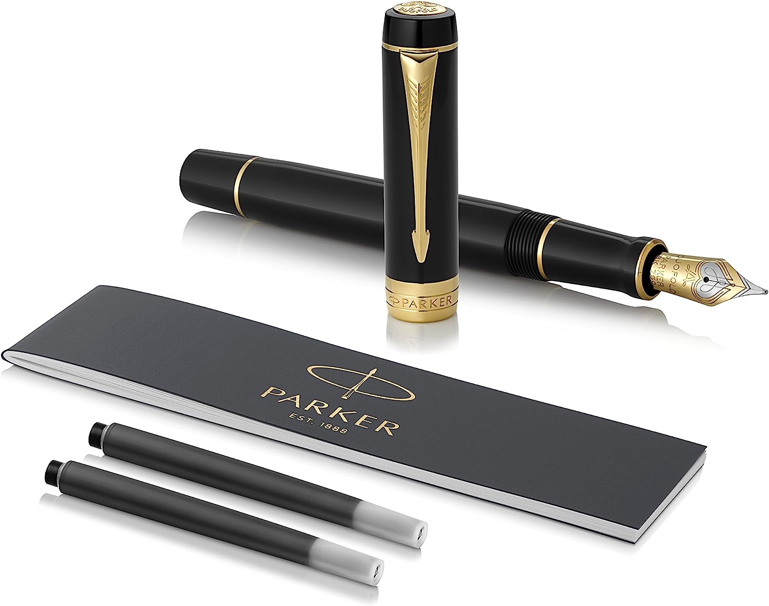 Parker Duofold Classic Black CT Fountain Pen