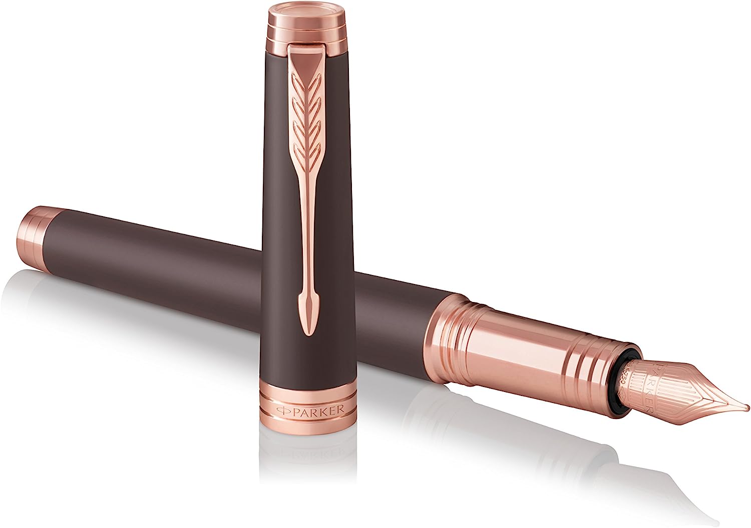 Parker Premier Soft Brown With Pink Gold Trim Fountain Pen