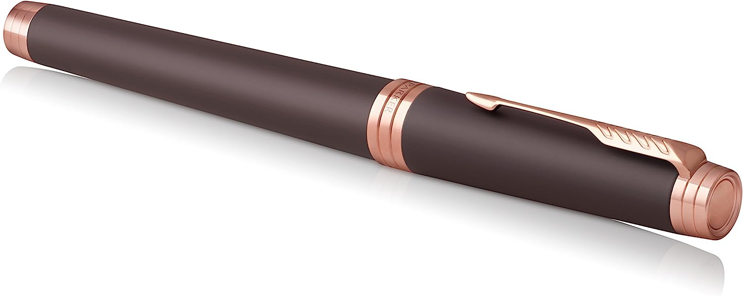 Parker Premier Soft Brown With Pink Gold Trim Fountain Pen