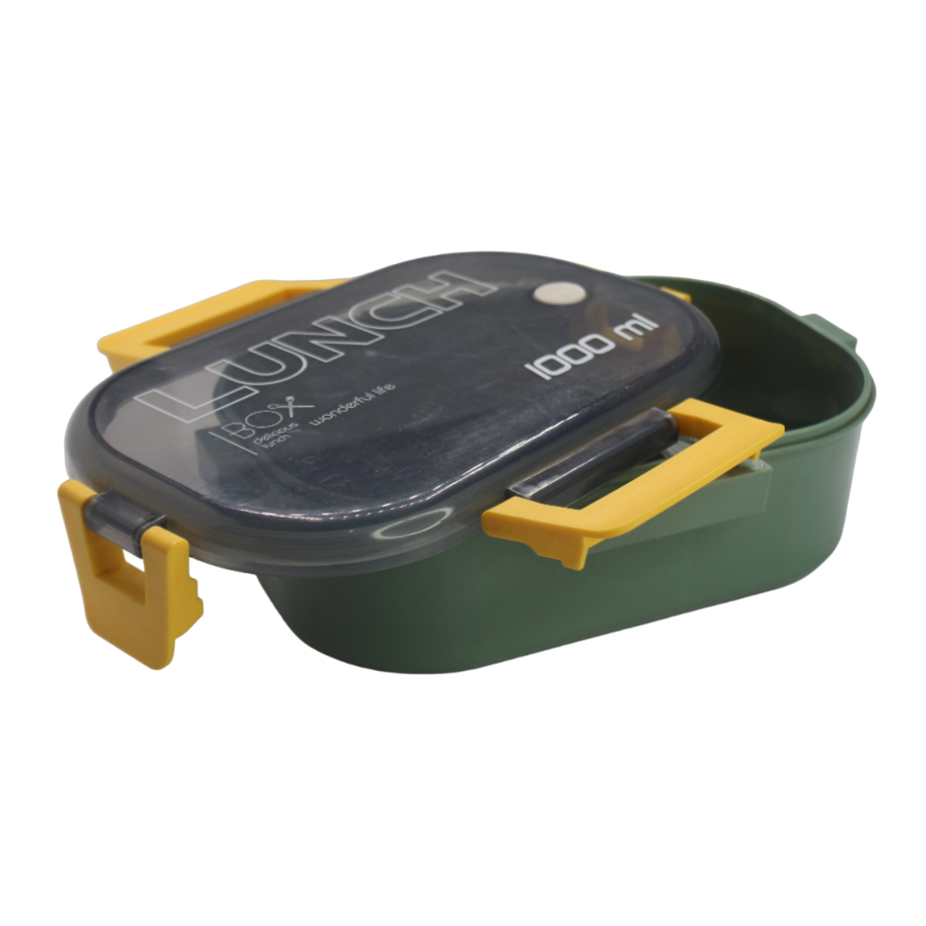Milton Executive 3 Containers Lunch Box Soft Insulated Tiffin Box - 450 ml  - Lemon