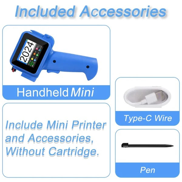 Portable Mini Handheld Inkjet Printer