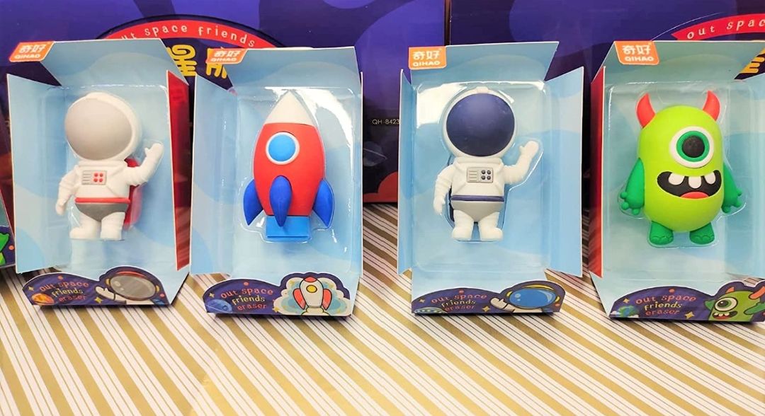 3D Big Erasers in Space Theme (1pack)