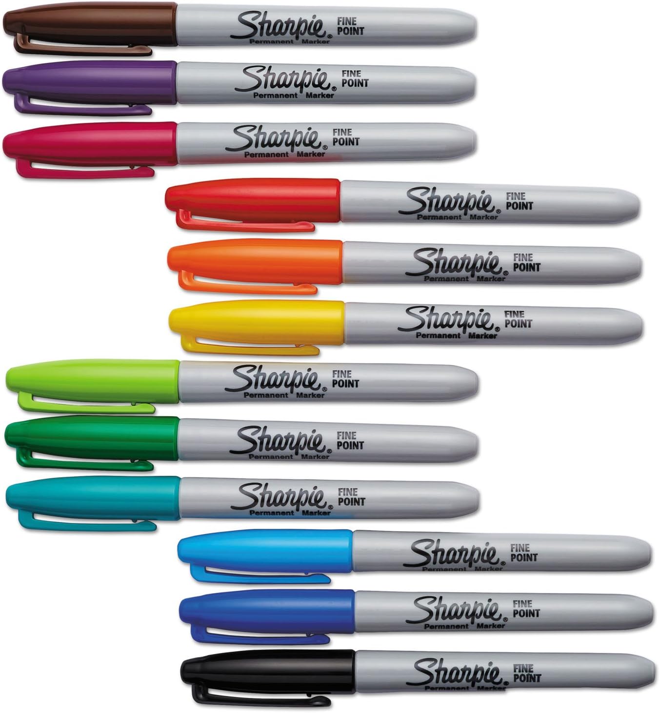 Sharpie Fine Point Permanent Marker Pack of 12 (30072)