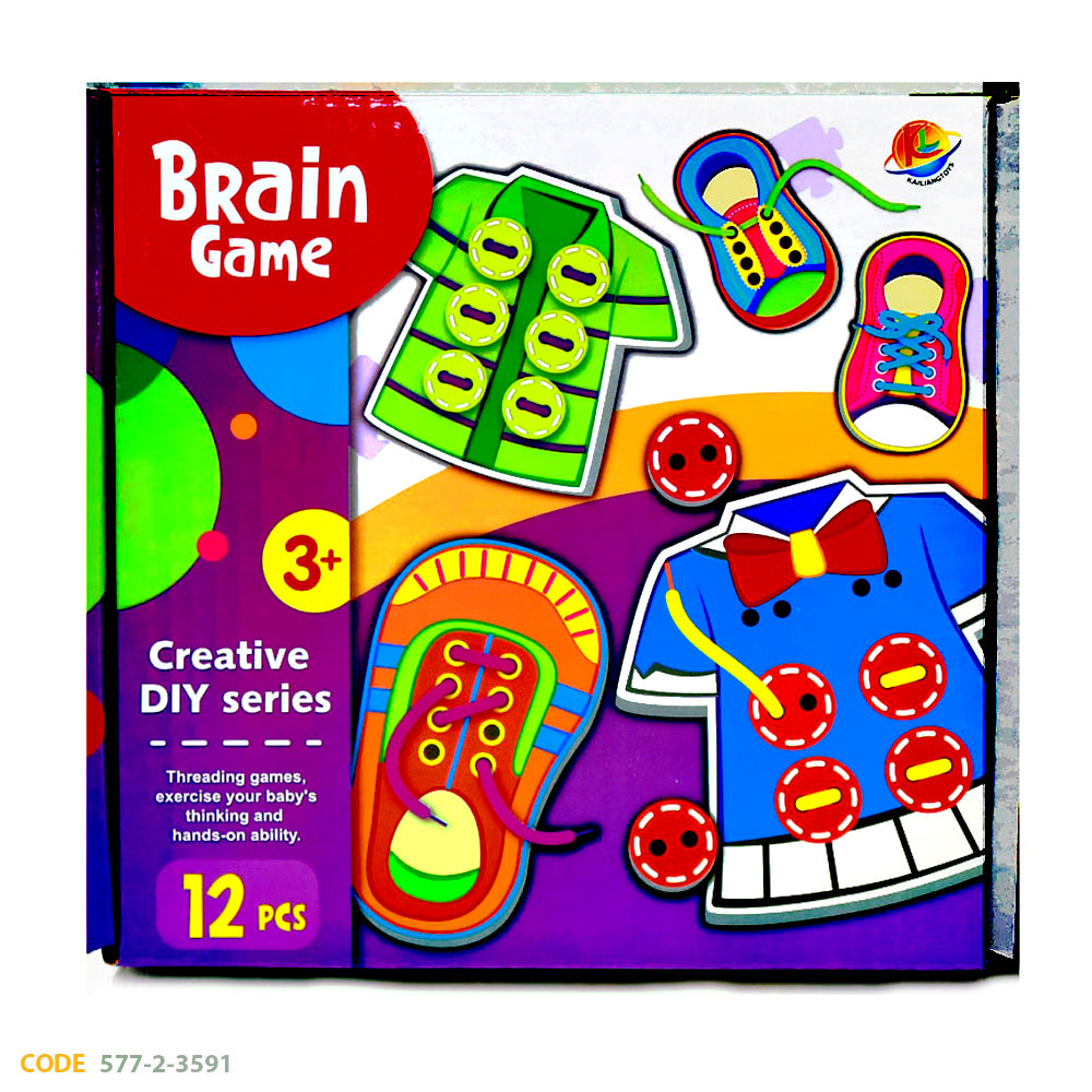 Digital & Manual Learning Brain Game-Creative DIY