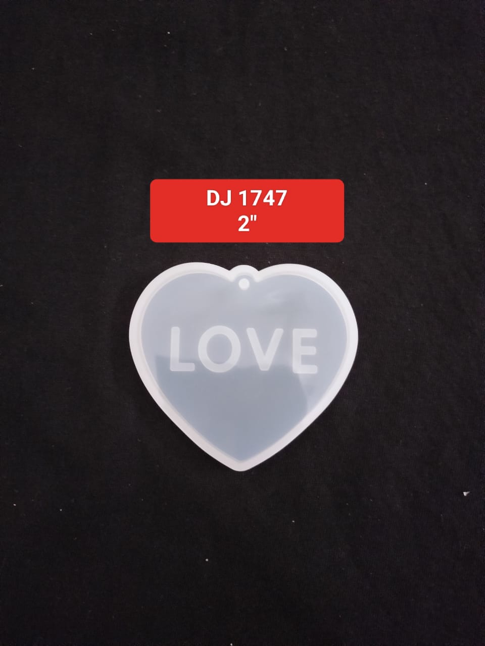 Silicone Keychain Heart Shape Silicone Molds