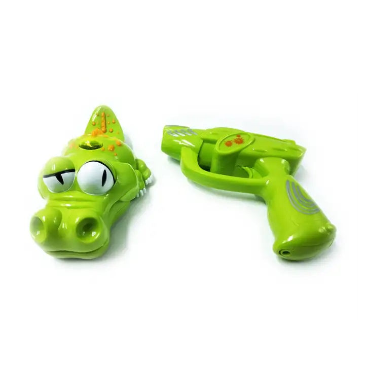 Sound and Light Effects Battery Operated Laser Gun Control Crocodile Toy for Kids