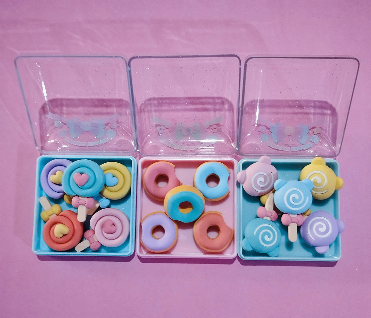 Sweets Candy Eraser for Kids 5Pcs Set