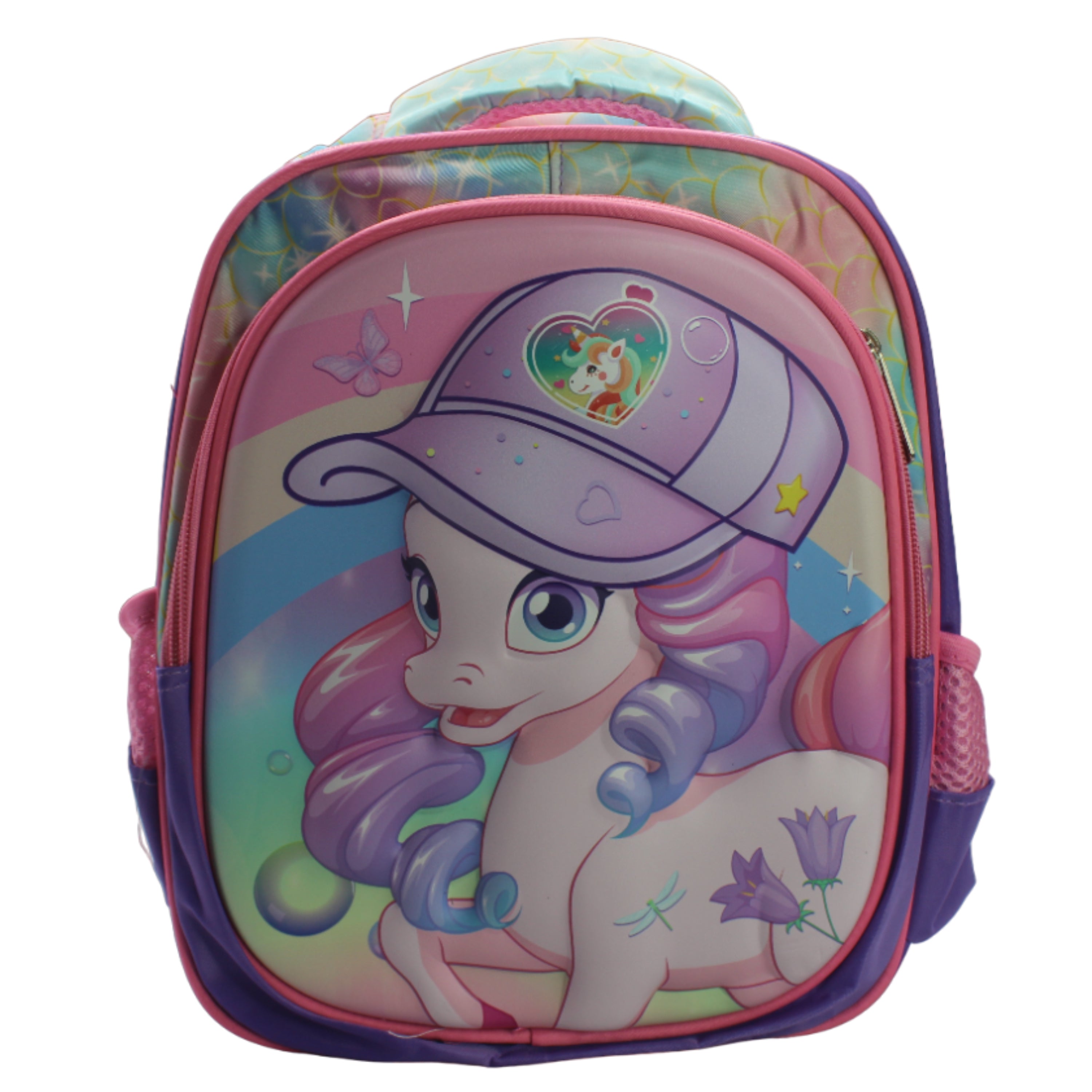 Unicorn Character School Bag for Girls Class 1 to 2