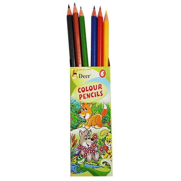 Deer Color pencils Hlaf