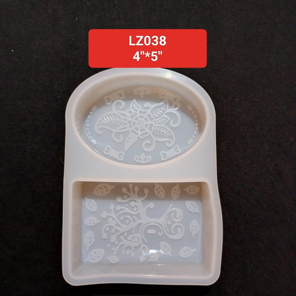 Silicone Soap Mould Flower Pattern DIY for Soap 4''*5''