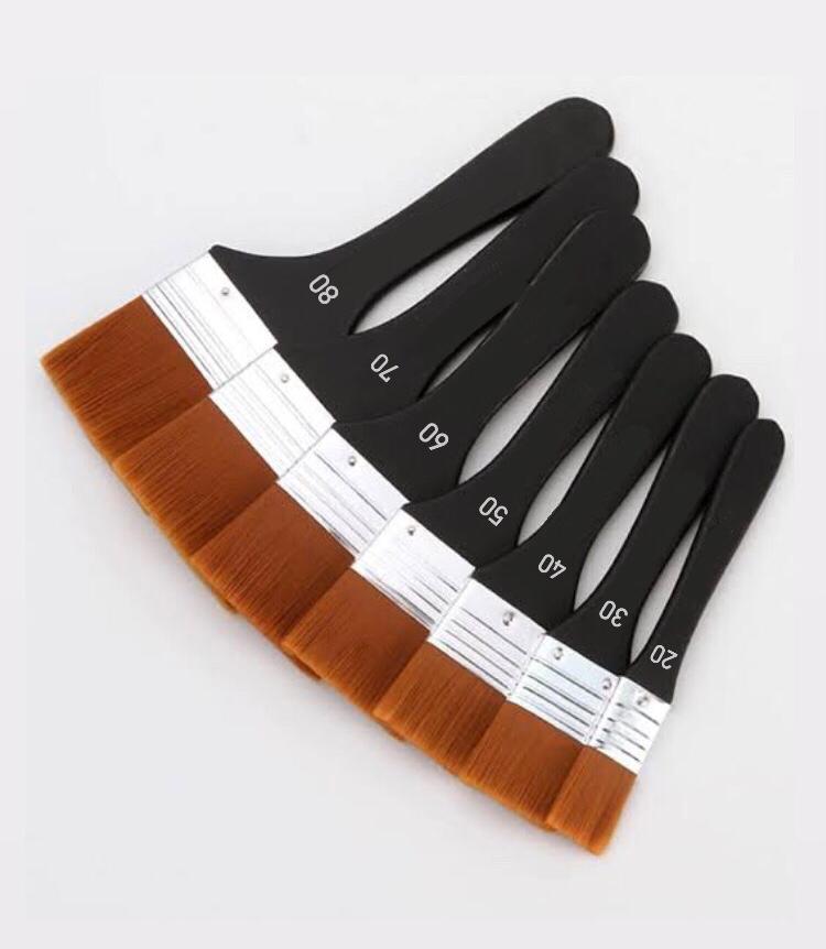 Professional Artist Flat Paint Brush Corot (all sizes) - Paint Brushes for Acrylic Paint, Oil Paint Etc.