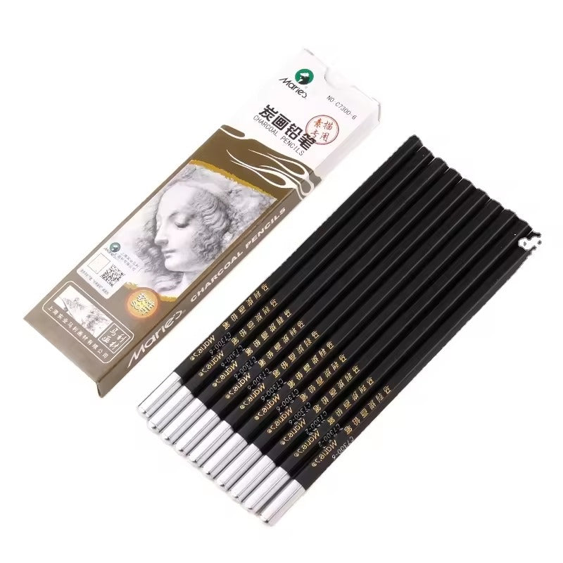 Maries Charcoal Pencil Black 1pc
