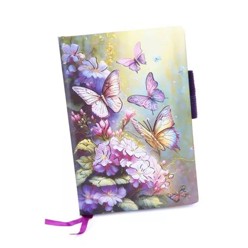 Fancy Flowers/Butterflies Diary A5