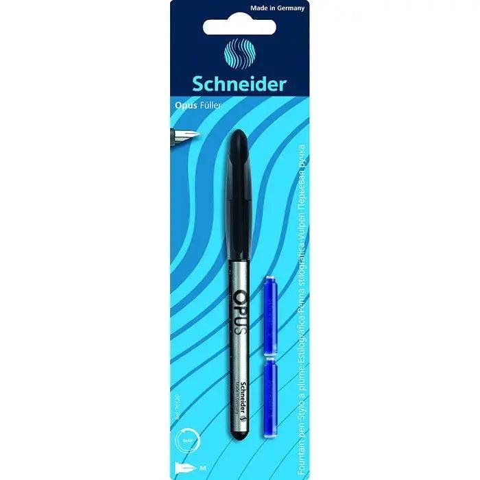 SCHNEIDER OPUS BLISTER WITH CARTRIDGE FOUNTAIN PEN