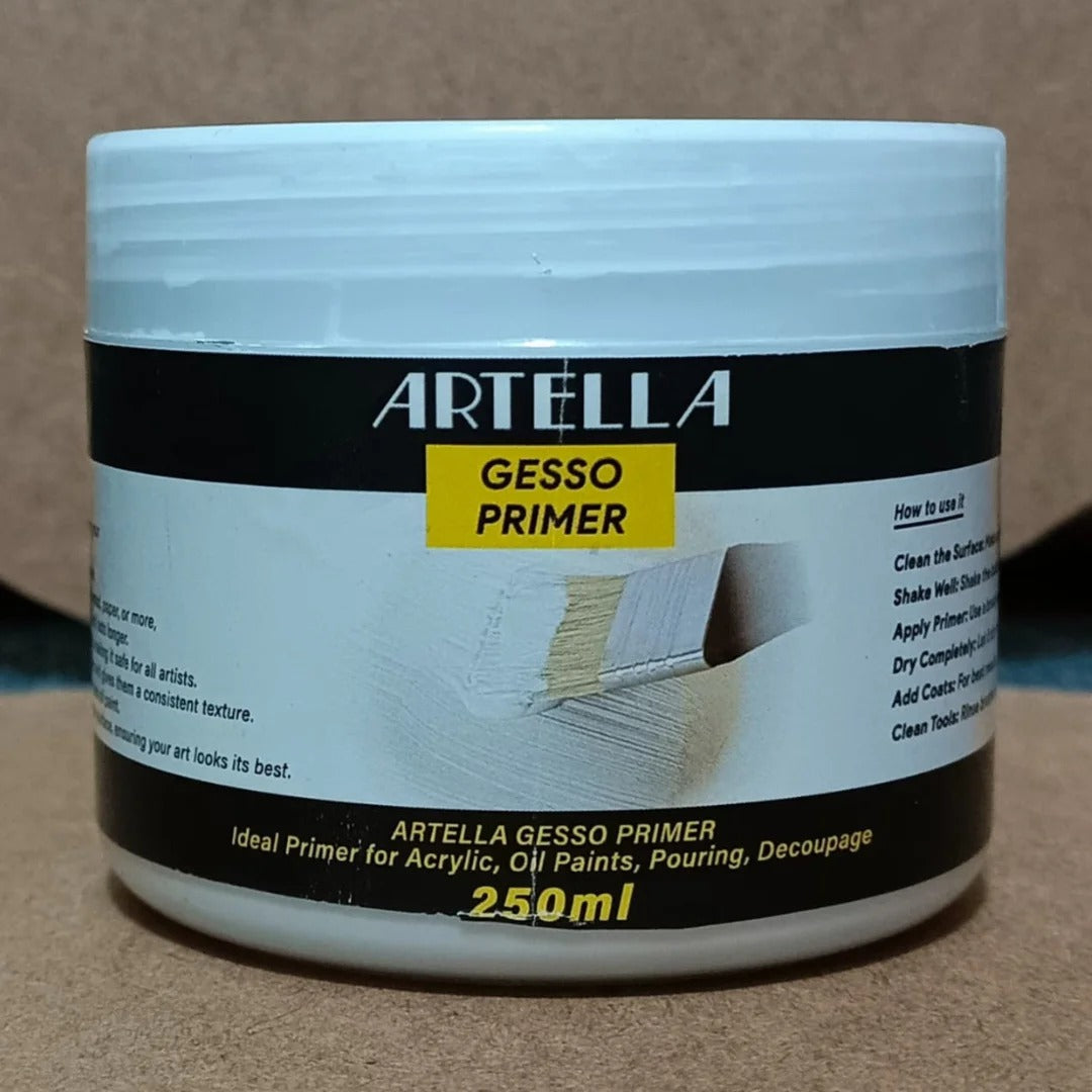 Artella Premium Gesso Primer 250gms