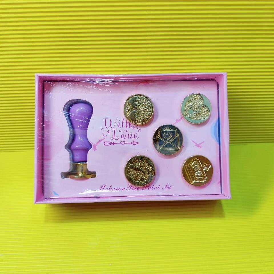 Sealing Wax with 6 Different Stamps