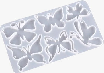 Silicon Mold Butterfly Shape 4x7"