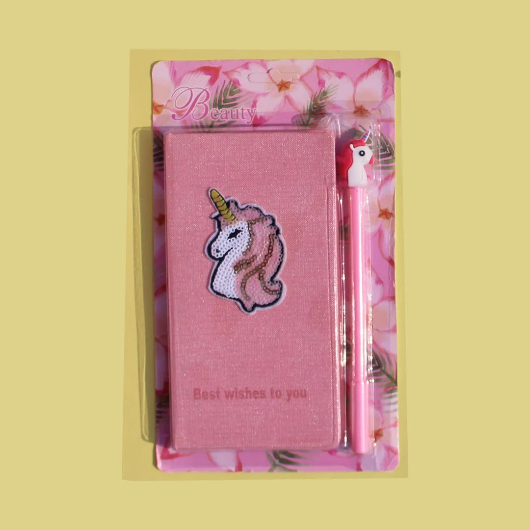 Unicorn Journal Notebook With Gel Pen