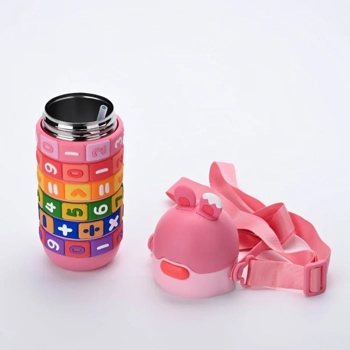 Maths Puzzle Stainless Steel Water Bottle 430ml