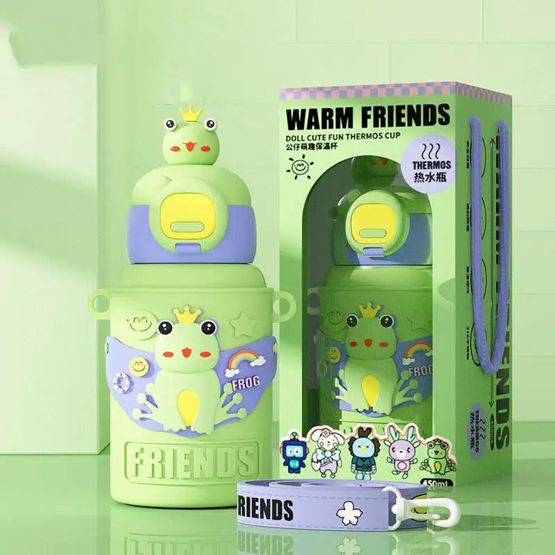 children's Doll Thermal Insulated Vacuum Flask Water Bottel 450ml