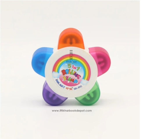 Star Shape Stamp roller in 5 different colors