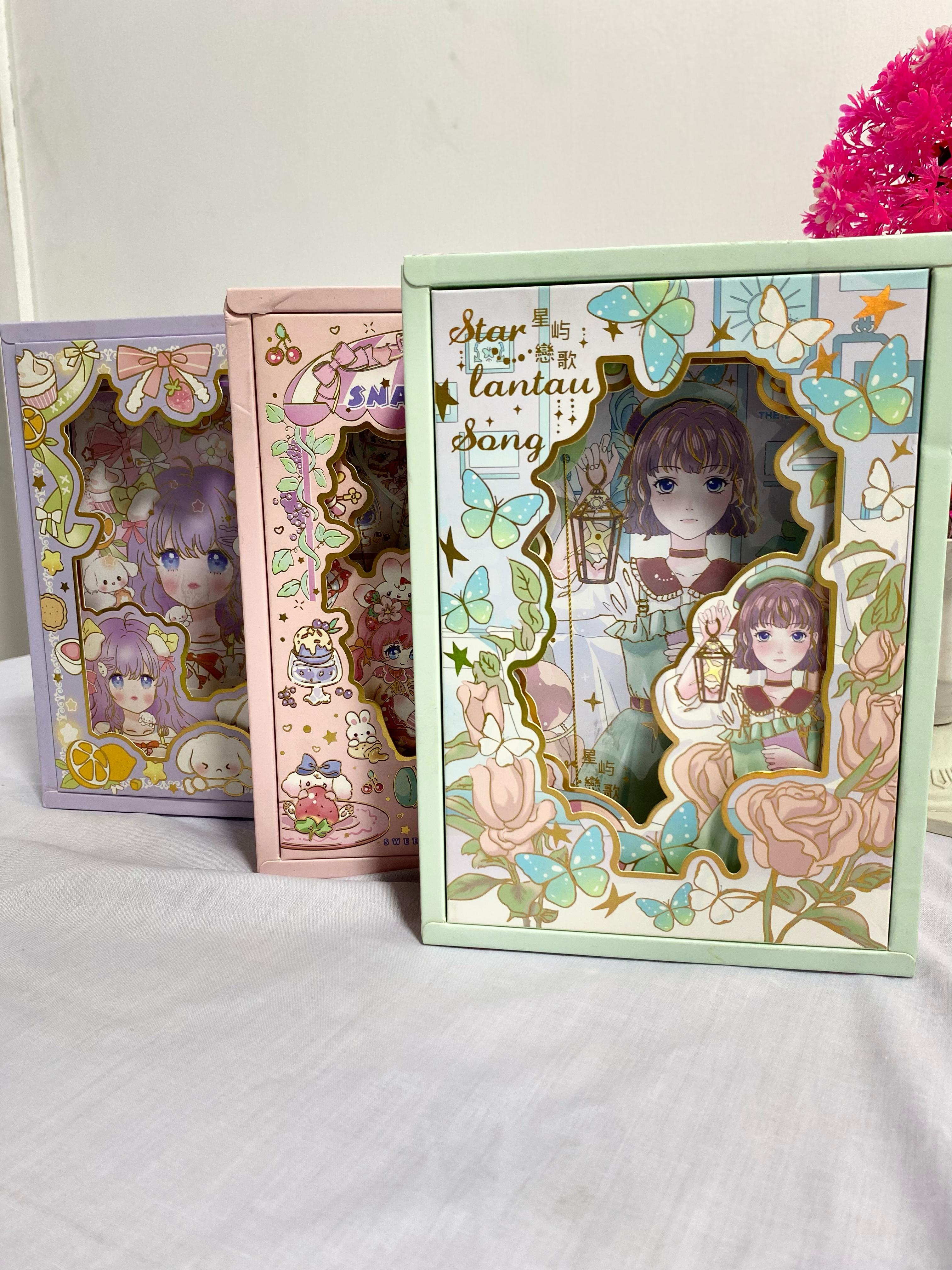 Butterfly & Anime-Themed Gift Diary & Ball pen Box Set