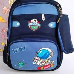 Kids Space School Bag with Matching Pouch – Durable, Stylish, Lightweight, Perfect for School