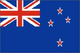 New Zealand Flag 15x22cm