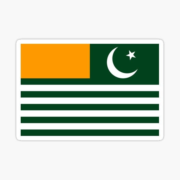 Azad Kashmir Flag 15x22cm