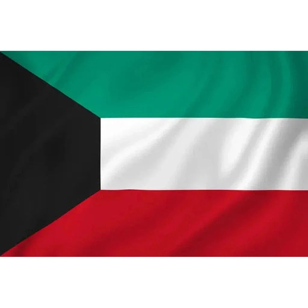 Buy Kuwait Flag 15x22cm Online In Pakistan | Stationers.pk