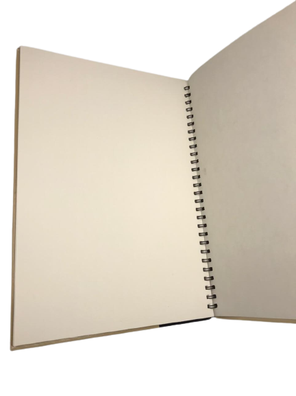 Keep Smiling Professional Spiral Hardbound Sketchbook 30 Sheets 160Gsm - 8K Size - 10X15inch