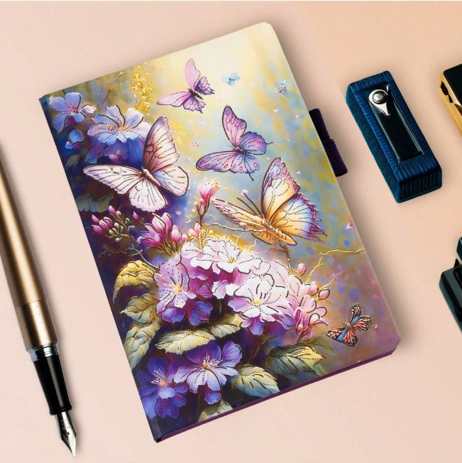 Fancy Flowers/Butterflies Diary A5
