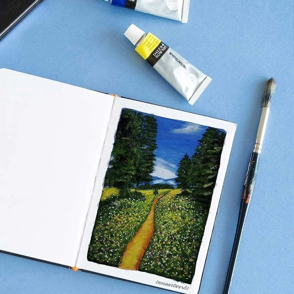 Artella Mix Media Sketchbook A6 Size 250gsm 32 Sheets For Acrylic Oil & Watercolor