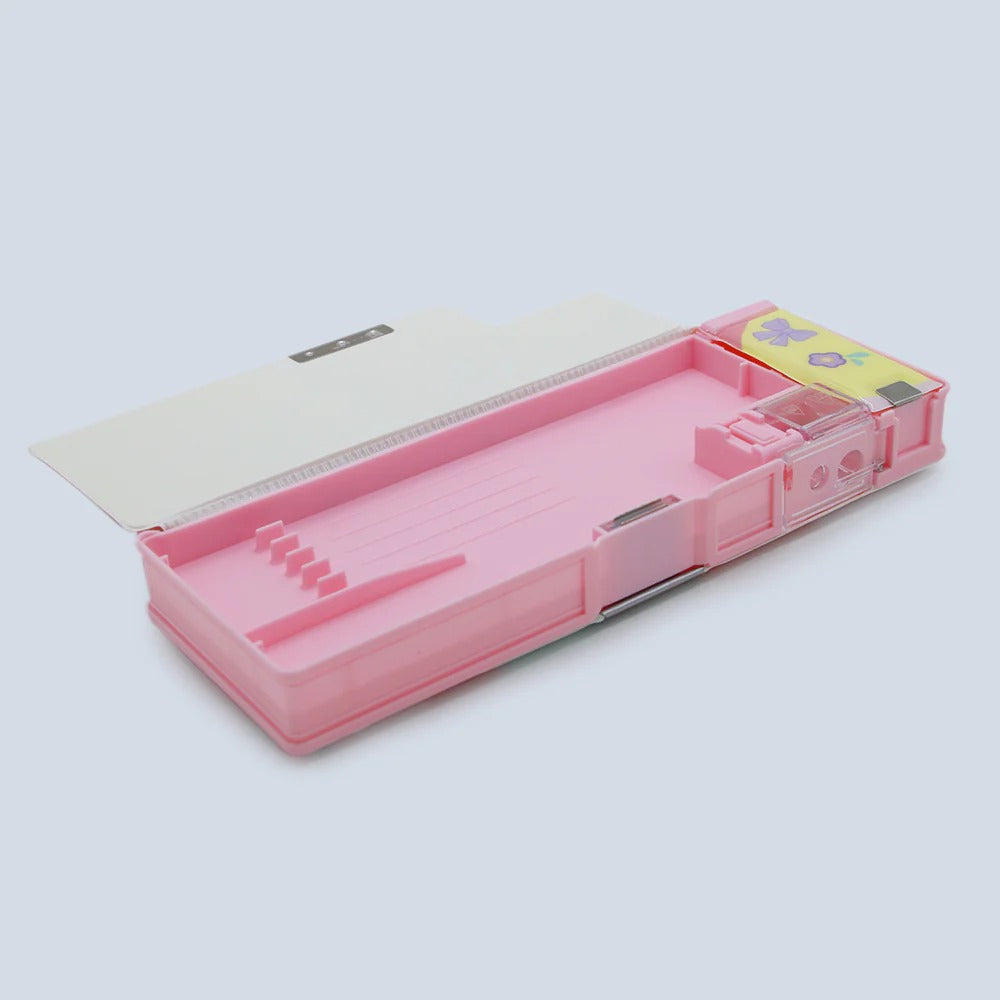 Multifactional Pencil Box - Pink