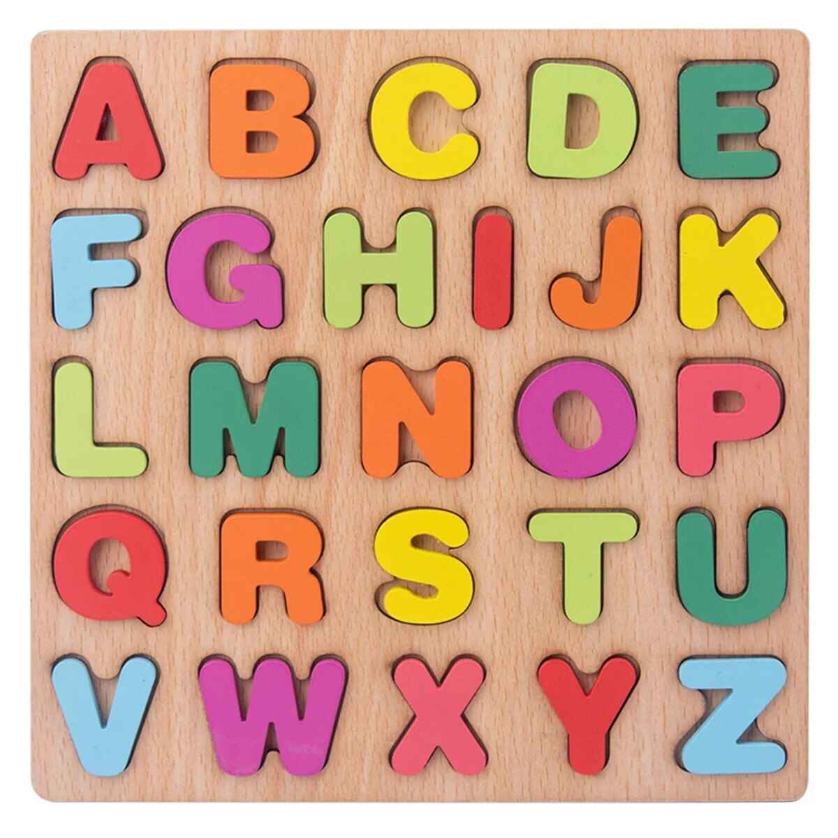 Wooden Alphabet Puzzle 3D