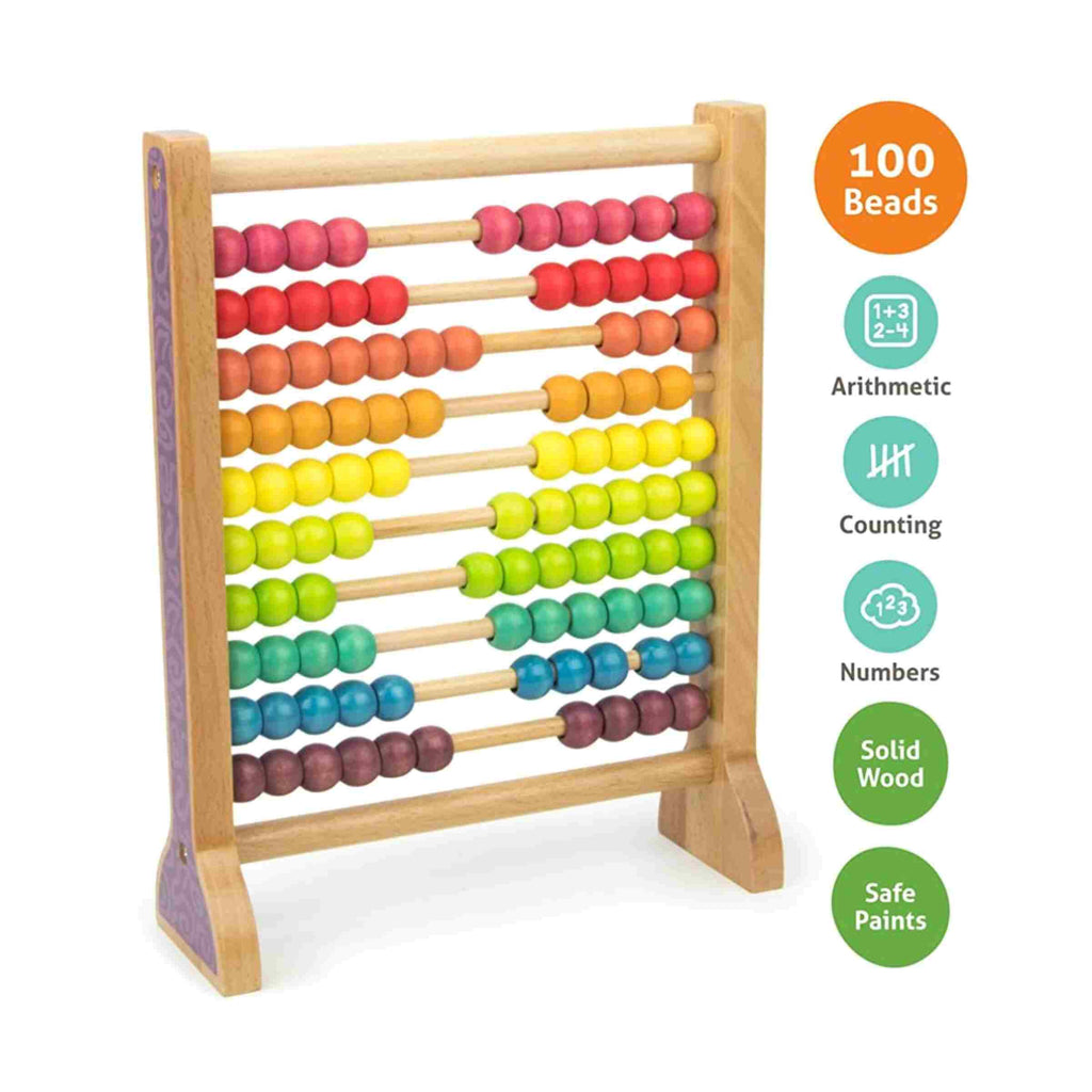 Buy Now Wooden Educational Abacus Counting 100 Beads