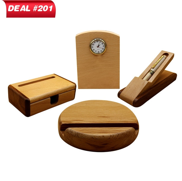 Wooden Office Desk Accessories, Deal No.201
